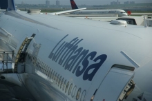 lietadlo spoločnosti Lufthansa