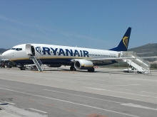 lietadlo spoločnosti Ryanair