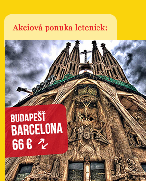 Spiatočná letenka Budapešť – Barcelona 66 €
