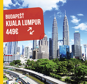 Lacné spiatočné letenky z Budapešti do Kuala Lumpur od 449€