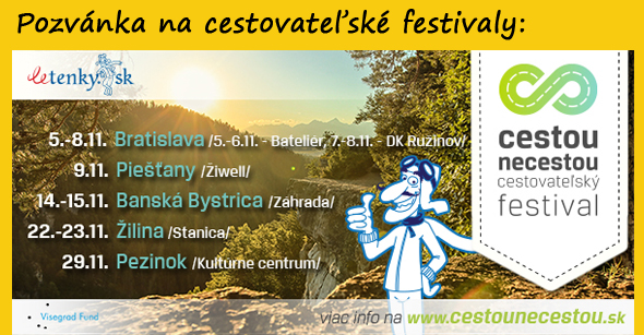 Letenky.sk vás pozýva na cestovateľské festivaly Cestou necestou