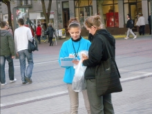 UNICEF Slovensko - nábor v uliciach