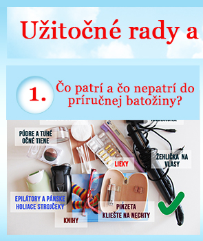 Čo patrí a čo nepatrí do príručnej batožiny?