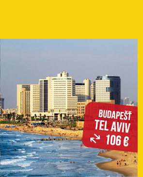 Spiatočná letenka Budapešť – Tel Aviv 106 €