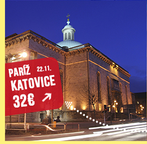 Leťte z Paríža do Katovíc za 32€