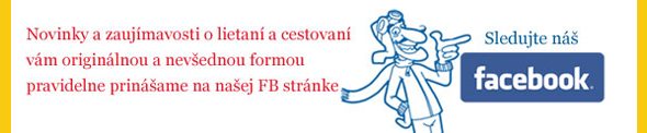 Novinky z lietania, cestovania a aktuálne akcie nájdete aj na našom facebooku www.facebook.com/letenky.sk