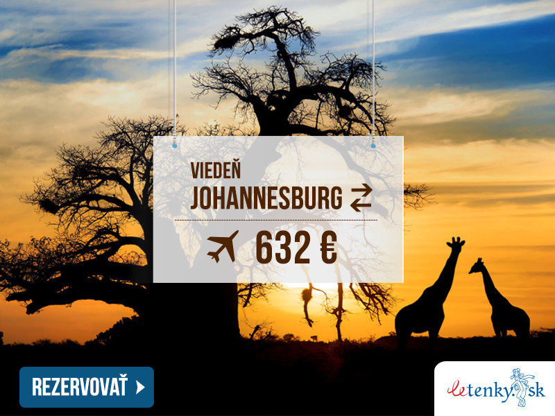 Viedeň – Johannesburg 632 €