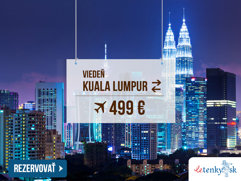 Viedeň – Kuala Lumpur 499 €