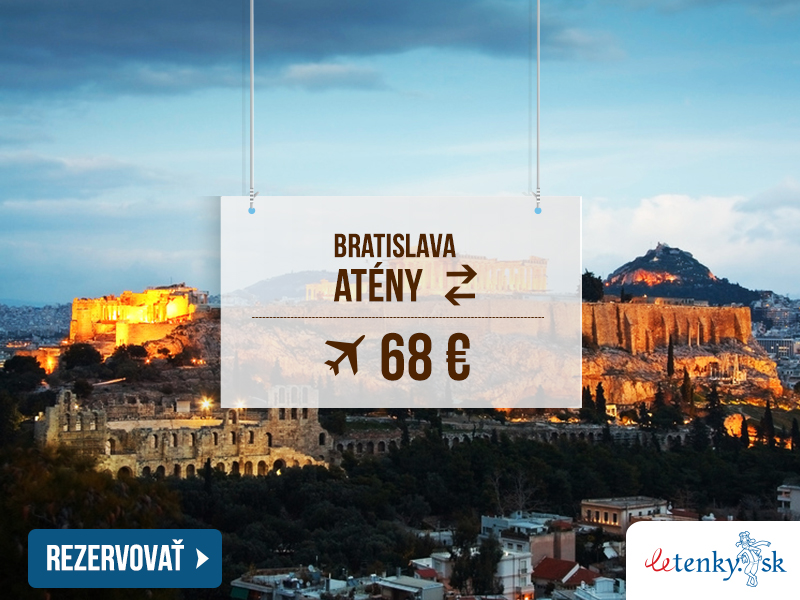 Spiatočná letenka Bratislava – Atény od 68 €